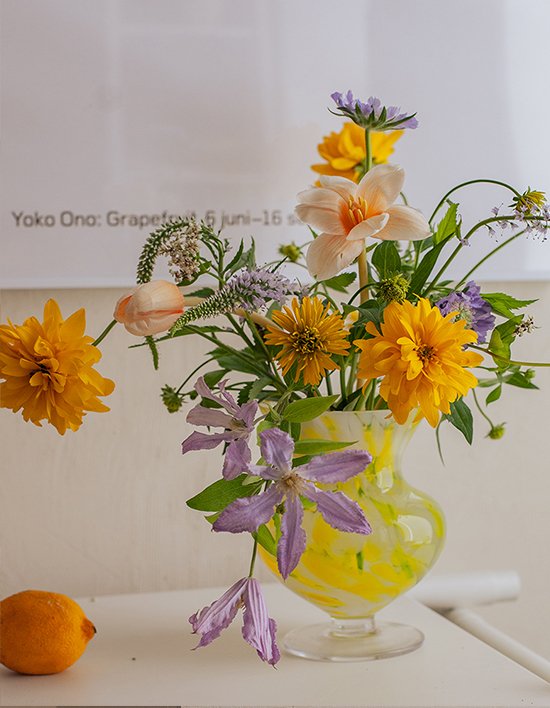 [에포크] 이케바나 패턴 이지 화병 침봉 포함 꽃병