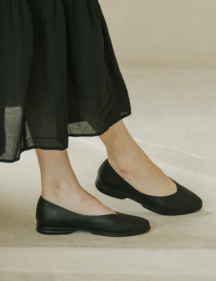 [지쎄] 천연가죽 샬럿 플랫 GIS-45252 2종 (택1)