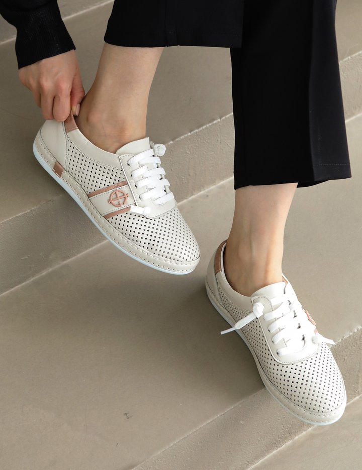 [지쎄] 천연가죽 조이 펀칭 운동화 GIS-45213 2종 (택1)