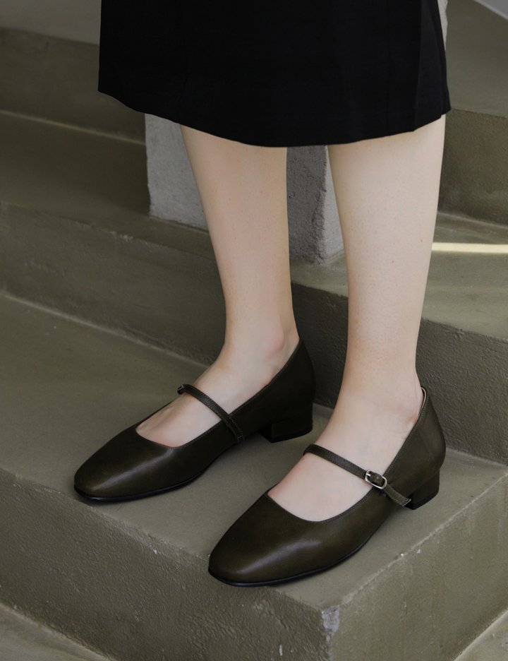 [지쎄] 천연가죽 패닝 메리제인 GIS-44241 5종 (택1)