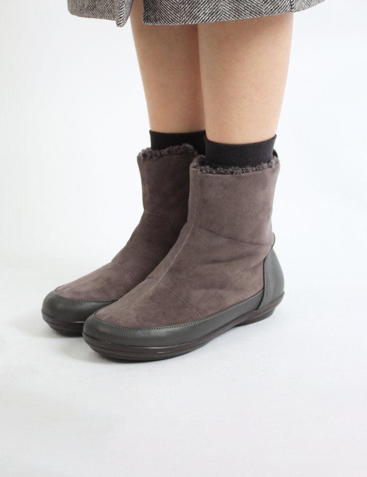[지쎄] 천연가죽 앵클 털 부츠 GIS-44289 2종 (택1)