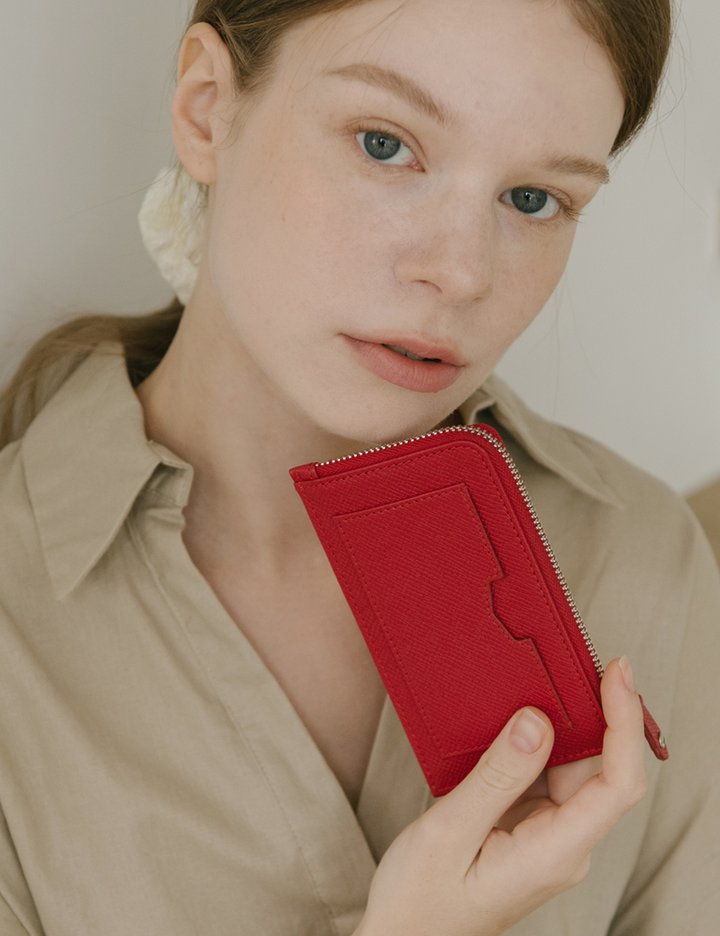 [지쎄] 천연가죽 모노 지갑 GBW-0020 2종 (택1)