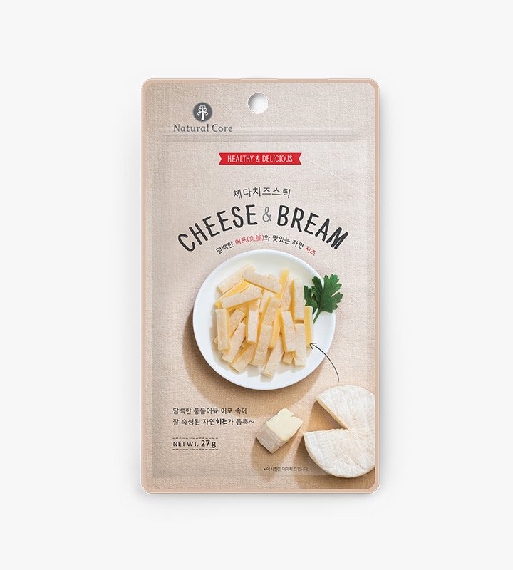 [네츄럴코어] DOG 치즈브림 27g (치즈브림 27g)