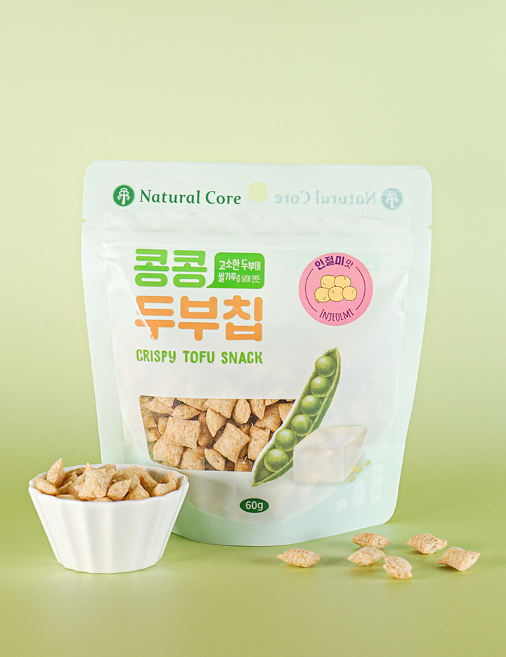 [네츄럴코어] DOG 콩콩두부칩 간식 2종 (택1)