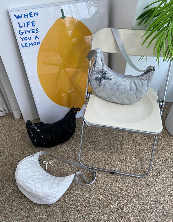 [히키키리키키]러블리하트 크로스가방