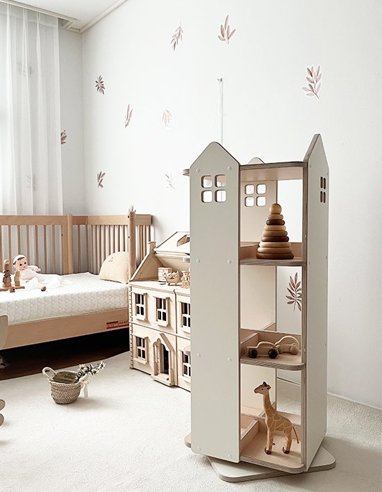 [란가구] 슬림 3단 회전책장 6종 (택1)