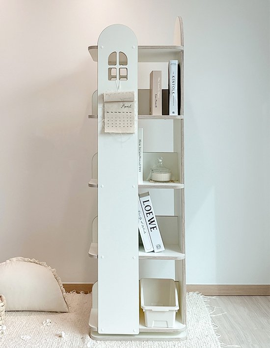 [란가구] 아치형 4단 회전책장 6종 (택1)