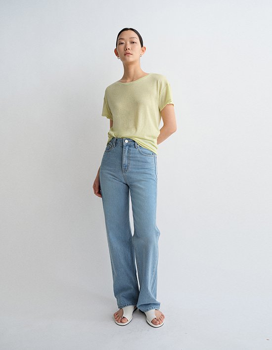 [HS] 에빈 워시드 데님 (블루)