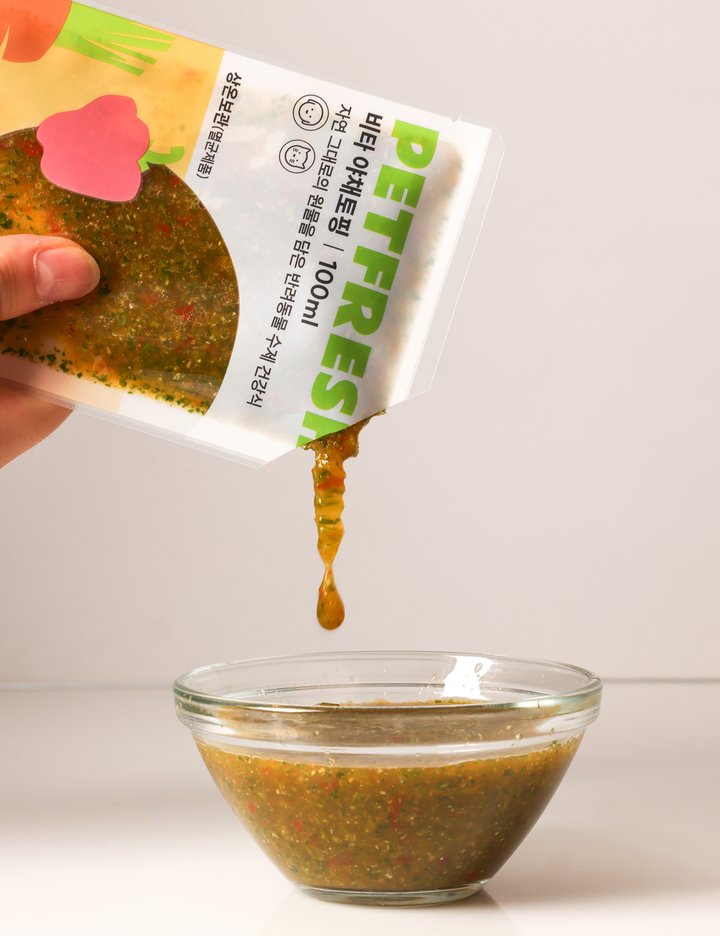 [펫프레시] 비타 야채토핑 100ml 10개 (비타야채 10개)