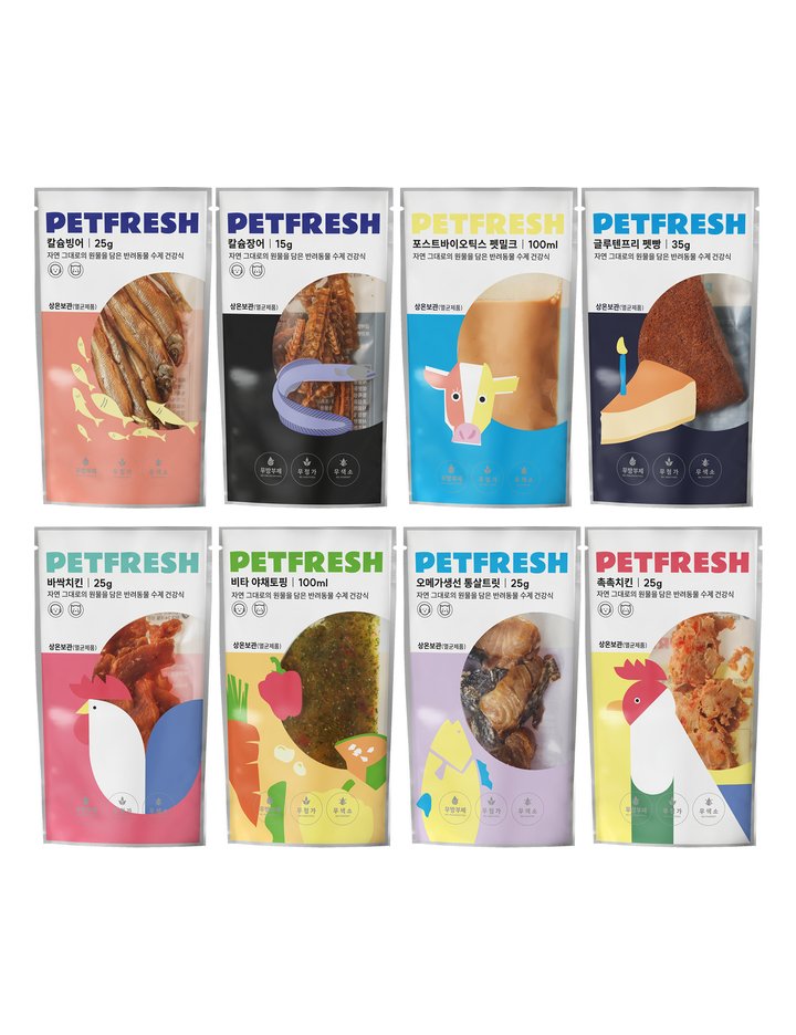 [펫프레시] 간식세트 (8개) (펫프레시 간식세트)