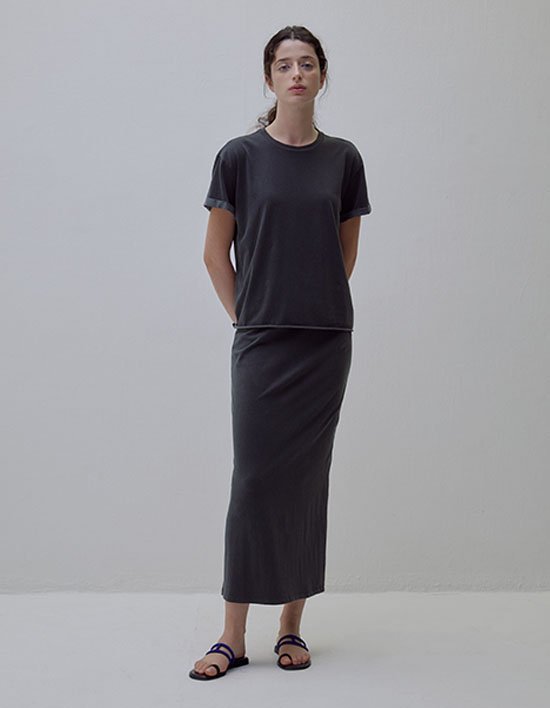 [em] E10 피그먼트 스커트_차콜