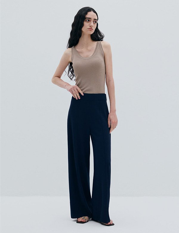 [monttotto] 낸시 와이드 니트 팬츠 (택1)