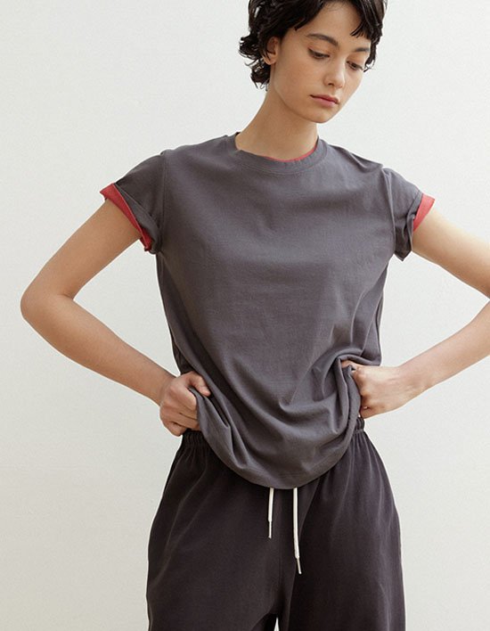 [em] E01 베이직 티셔츠_차콜