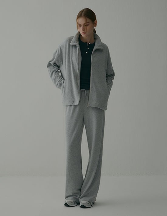 [em] E14 코지 밴딩 팬츠_멜란지 그레이