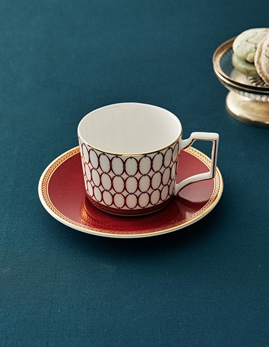 [웨지우드] 르네상스레드 커피잔 1인조 (단품 )