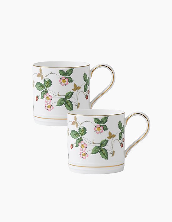 [웨지우드] 와일드스트로베리 머그 2p (단품)