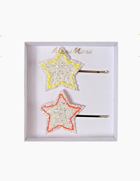 [메리메리] 글리터 스타 헤어핀 세트