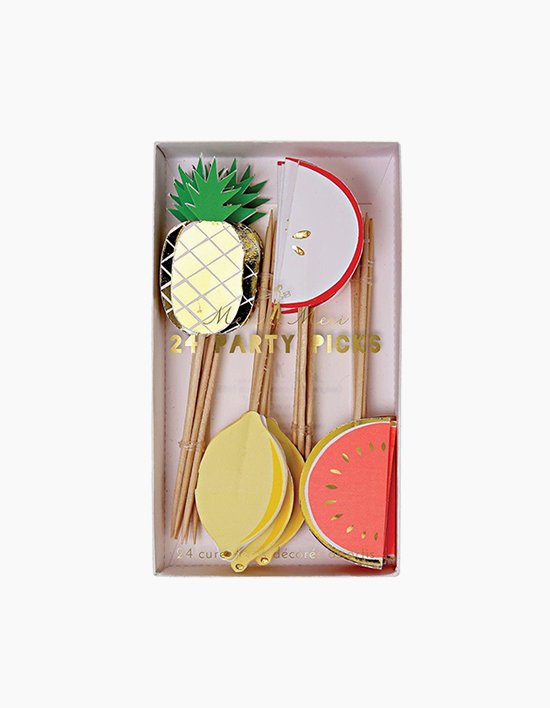 [메리메리] 과일 케익 토퍼 (24set)