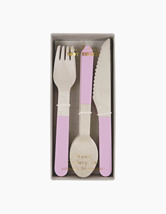 [메리메리] 핑크 커틀러리 세트 (24set)