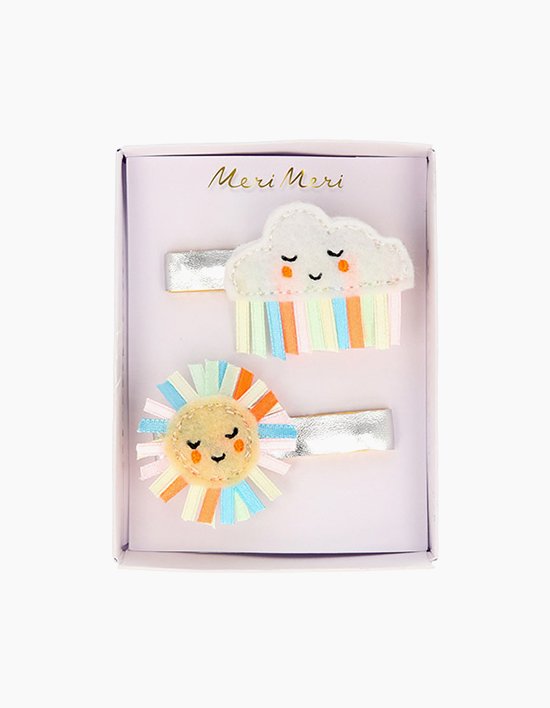 [메리메리] 썬 앤 클라우드 헤어핀 (2set)
