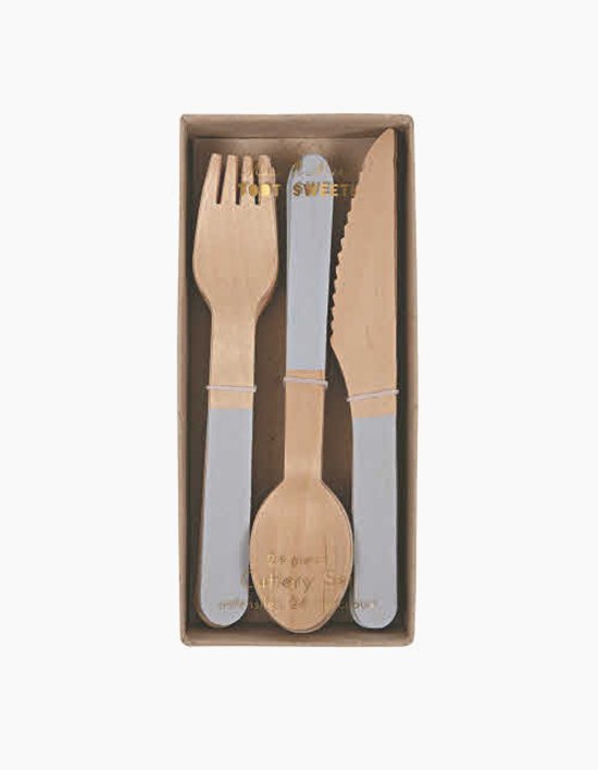 [메리메리] 블루 커틀러리 세트 (24set)