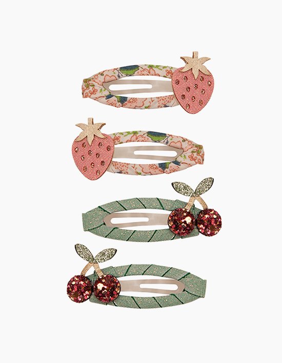 [미미앤룰라] 과일 헤어핀 (4 SET)