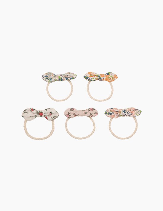 [미미앤룰라] 플로라 리본 머리끈 (5 SET)