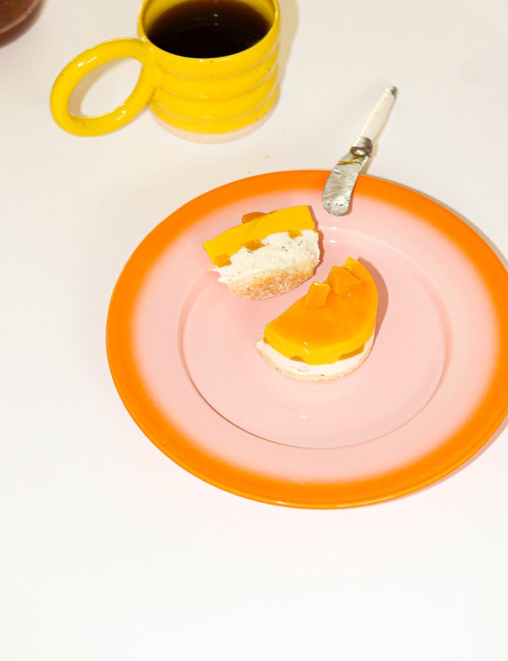 [Adam] Fog plate 포그플레이트 17:00 (Pink/Orange)