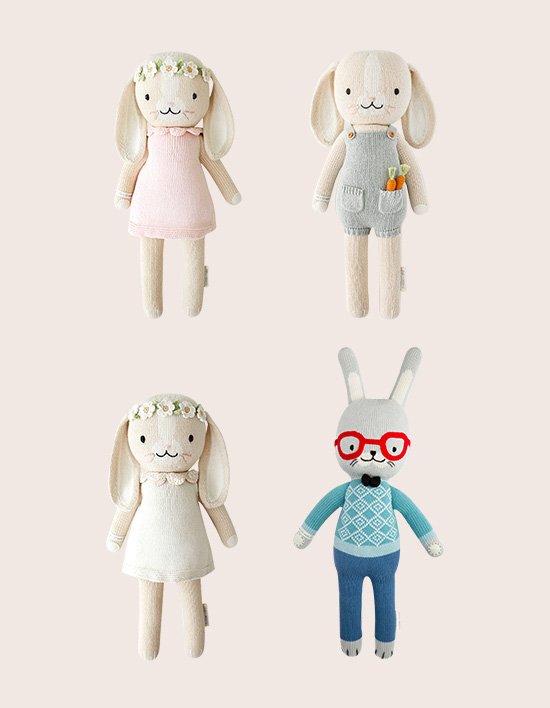 [커들앤카인드] 애착인형 리틀 버니 컬렉션 4종 (택1)