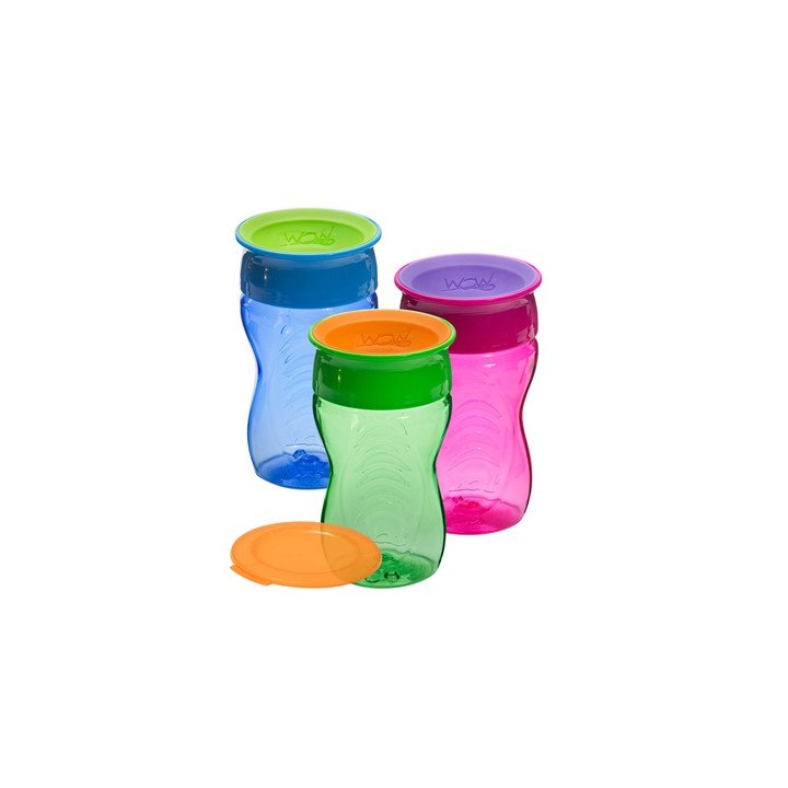[와우컵] 키즈 트라이탄 296ml 흘림방지컵 3종 (택1)