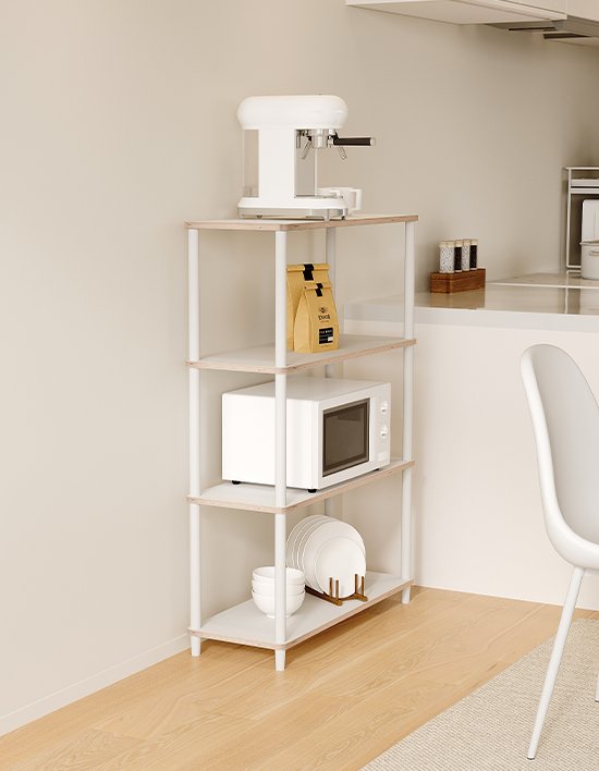 [소프시스] E0 다용도 4단 선반 800 2종 (택1)