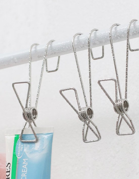 [모나코올리브] 스텐 고리 집게 대형 5P+5P (총10P)