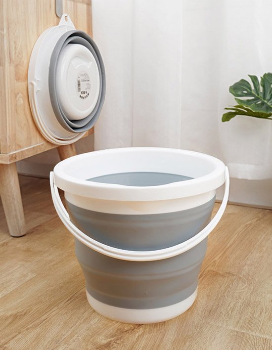 [모나코올리브] 공간절약 다용도 폴딩 바스켓 욕실대야 2종 (택1)