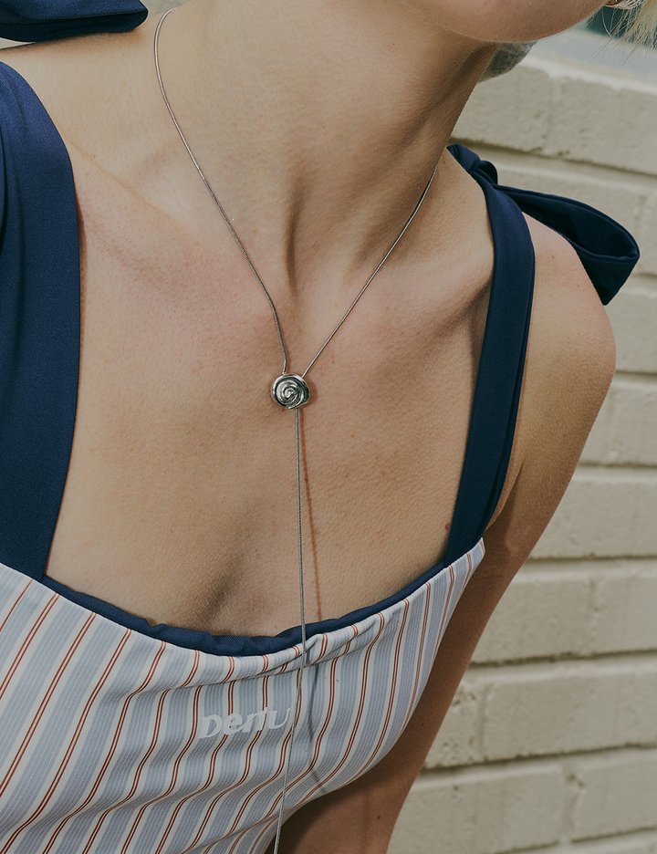 [데누]Conch Long necklace