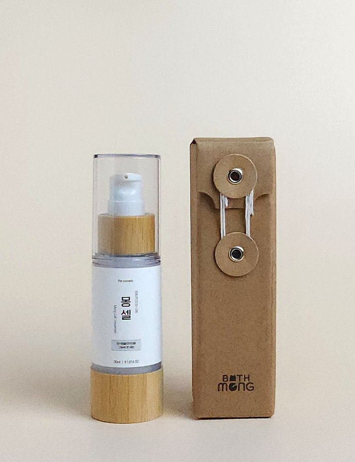[바스몽] 강아지 고양이 무향 보습제 발바닥 고농축 펫 세럼 몽셀 30ml