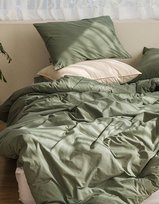 [드리울] 데일리무드 고밀도 60수 순면 호텔식 이불커버  SS/Q 20종 (택1)