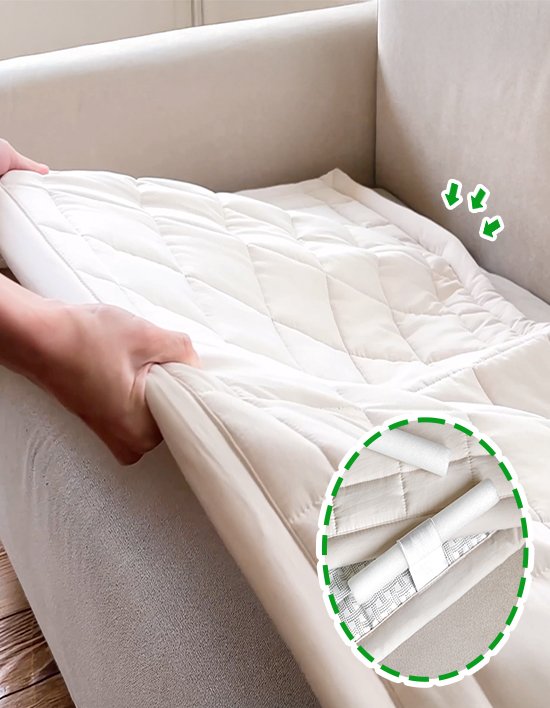 [드리울] 완벽 고정 논슬립 사계절 소파패드 4color 12종 (택1)