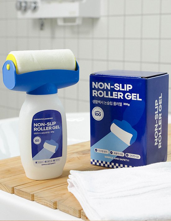 [생활백서] 욕실/베란다 미끄럼방지 논슬립 롤러젤 (단품)