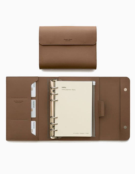 [퍼니메이드] 가죽 만년형 타임플래너 6공 다이어리 속지세트 3종 (택1)