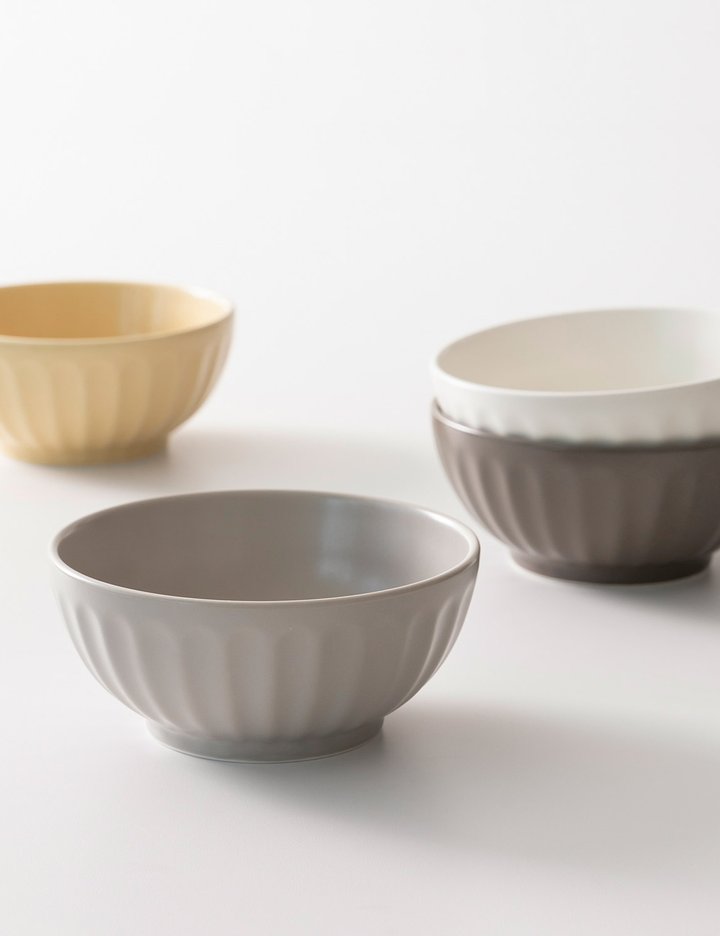 [쓰임] 마일드 매트 대접 4p (4color)