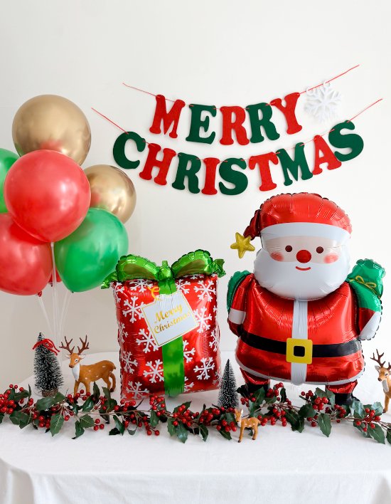 [쏙쏙마켓] 크리스마스 풍선세트 8종 (택1)