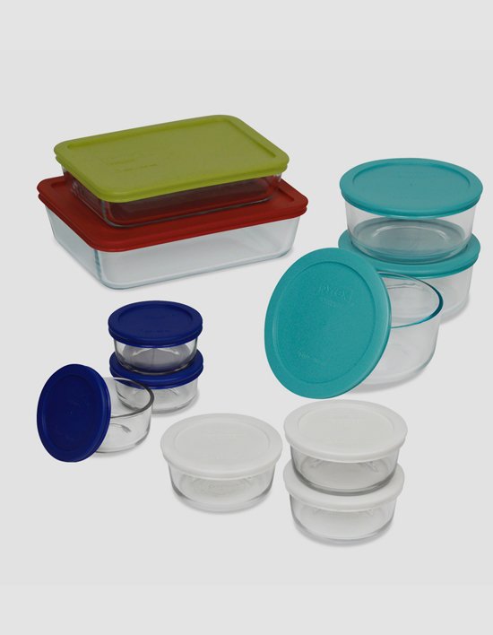 [파이렉스] 심플 컬러드 보관 저장용기 11p세트