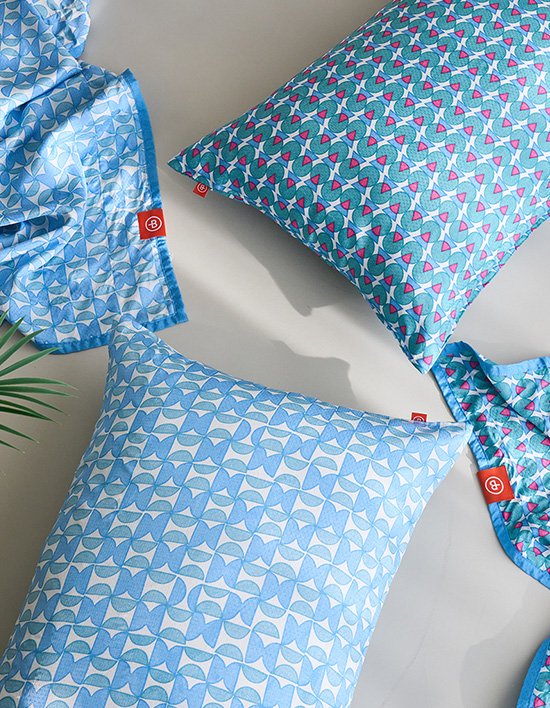 [보웰]  풍기인견 크레타콜렉션 여름 베개커버 2장 3종 (택1)