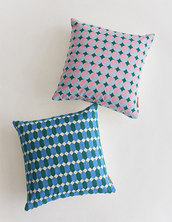 [보웰] BWTZ 플랫자수 쿠션커버 45x45 2종 (택1)