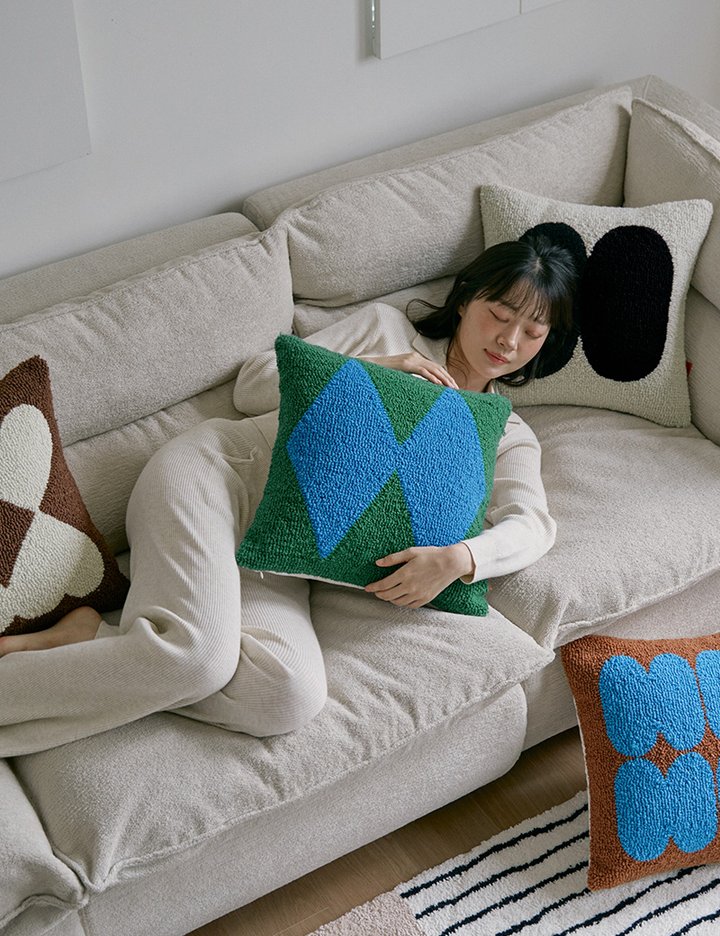 [보웰] BWTZ 몽글몽글 양털 쿠션커버 45x45 4종 (택1)