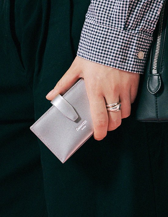 [드메이커] [25SS]폴딩 월렛-실버 (silver)