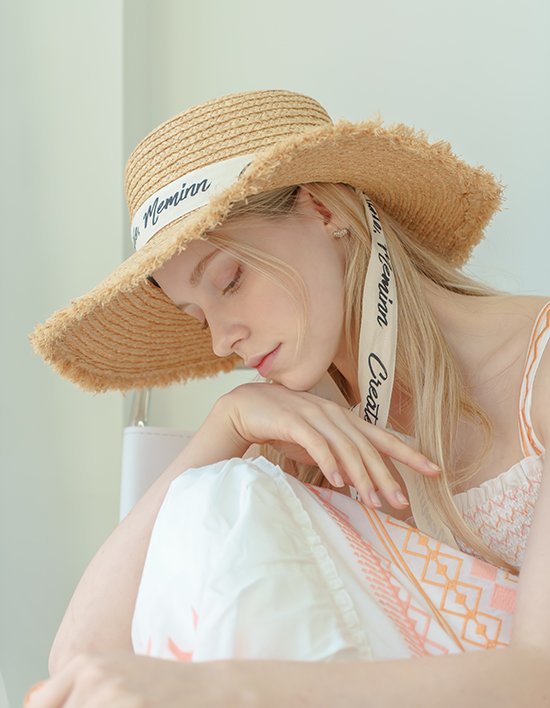 [미민] 리어드 여행필수 라피아 페도라