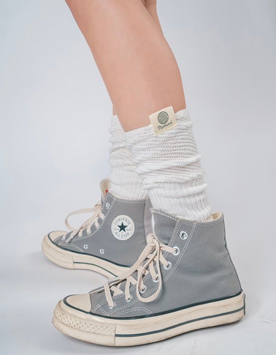 [미민] 코튼믹스 니삭스 4컬러(택1)