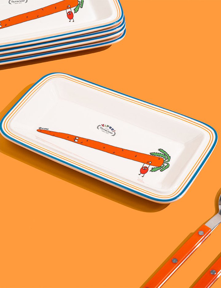 [시라쿠스] 메이플 이피 콜라보 당근 직사각접시