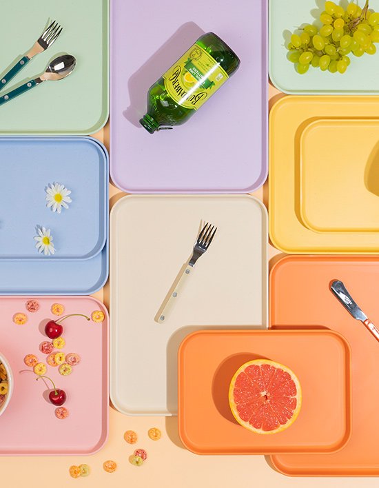 [코지테이블] 1+1 제로웨이스트 밀짚 트레이 S 25cm (7종 택1)